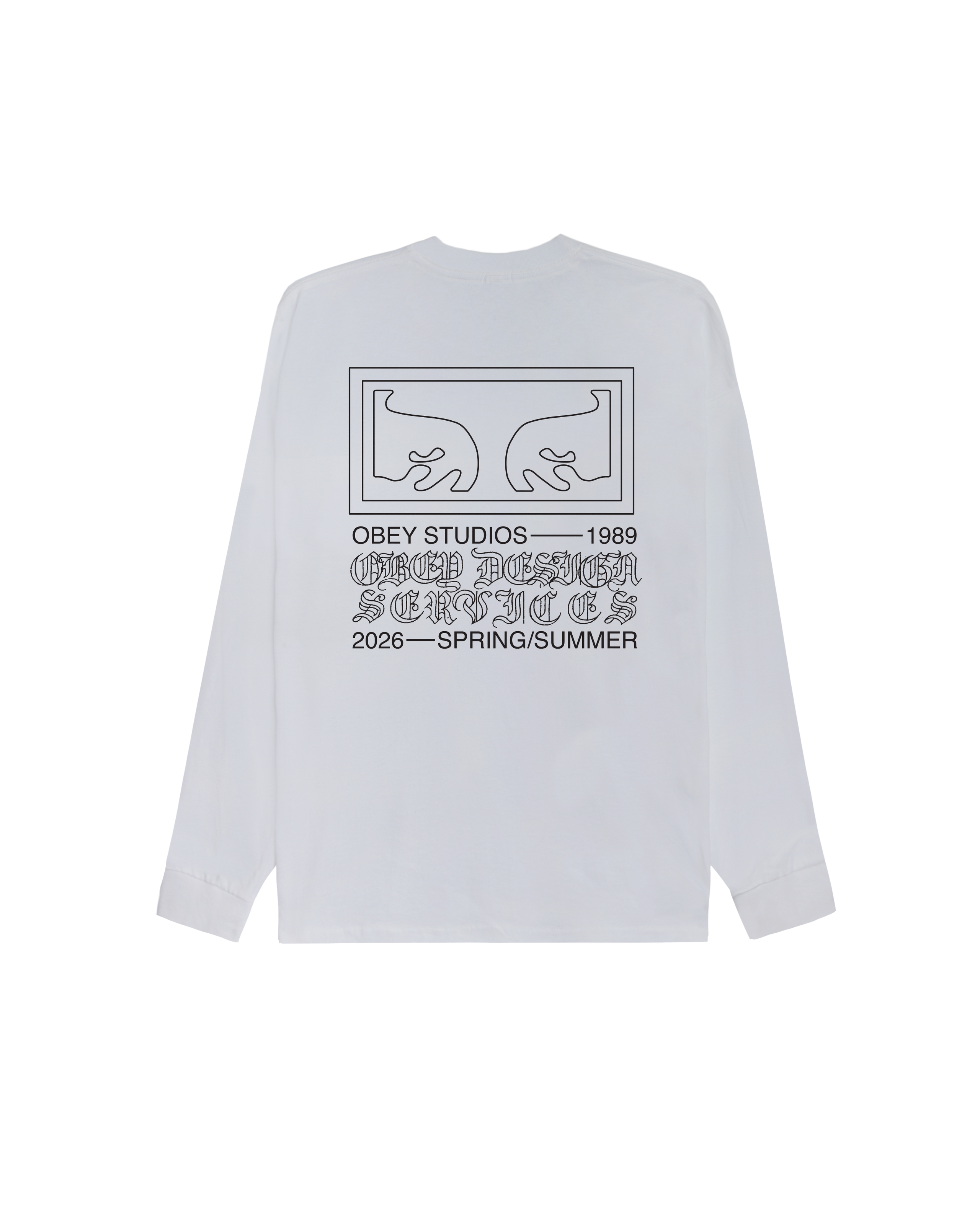 OBEY DESIGN SERVICES T-SHIRT - WHITE
