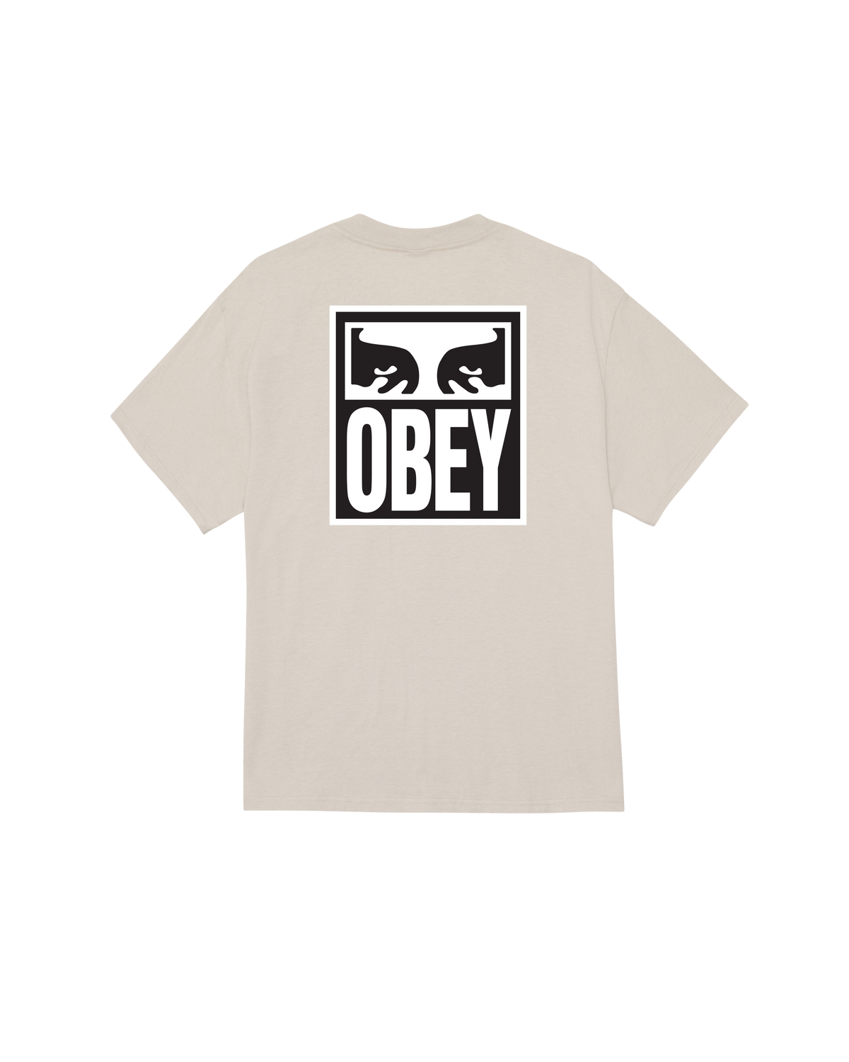 OBEY EYES ICON II CLASSIC T-SHIRT - SILVER GREY