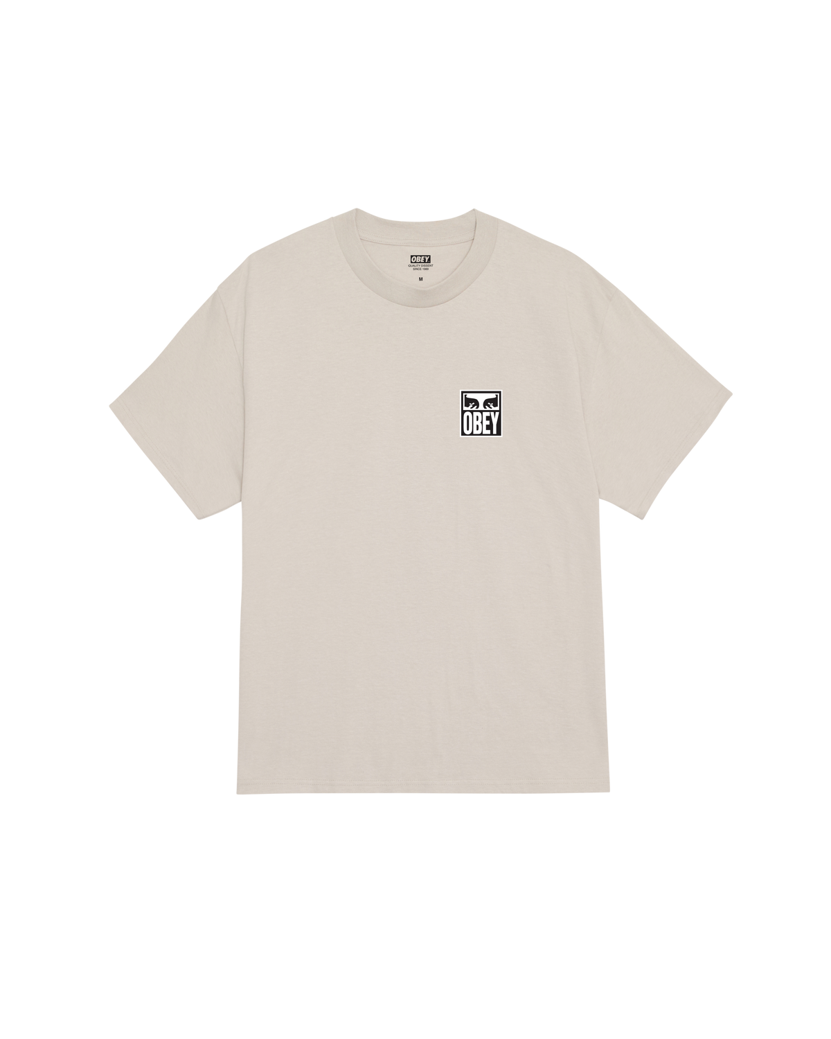 OBEY EYES ICON II CLASSIC T-SHIRT - SILVER GREY