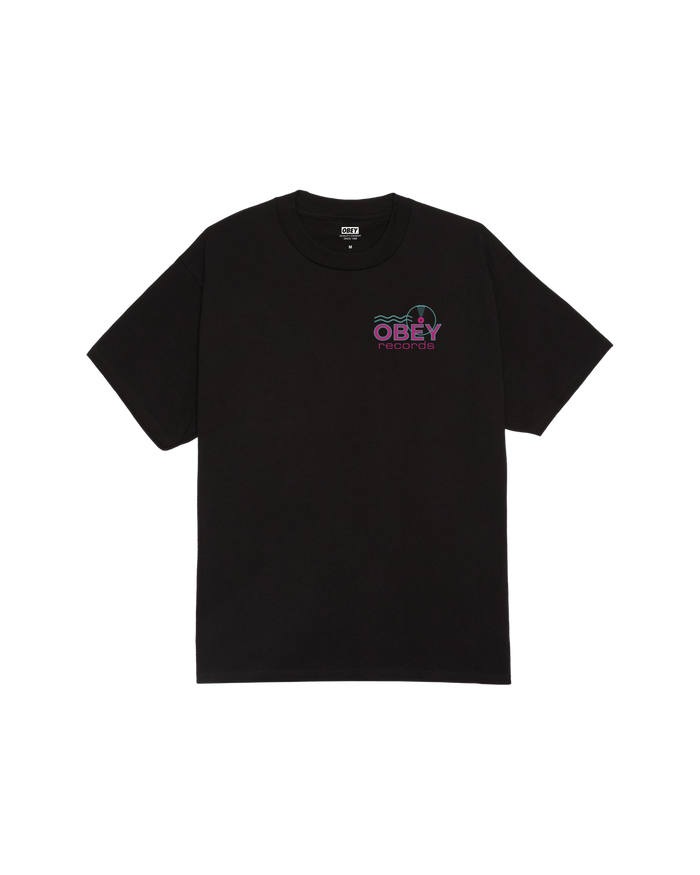 OBEY RECORDS SOUND WAVES CLASSIC T-SHIRT