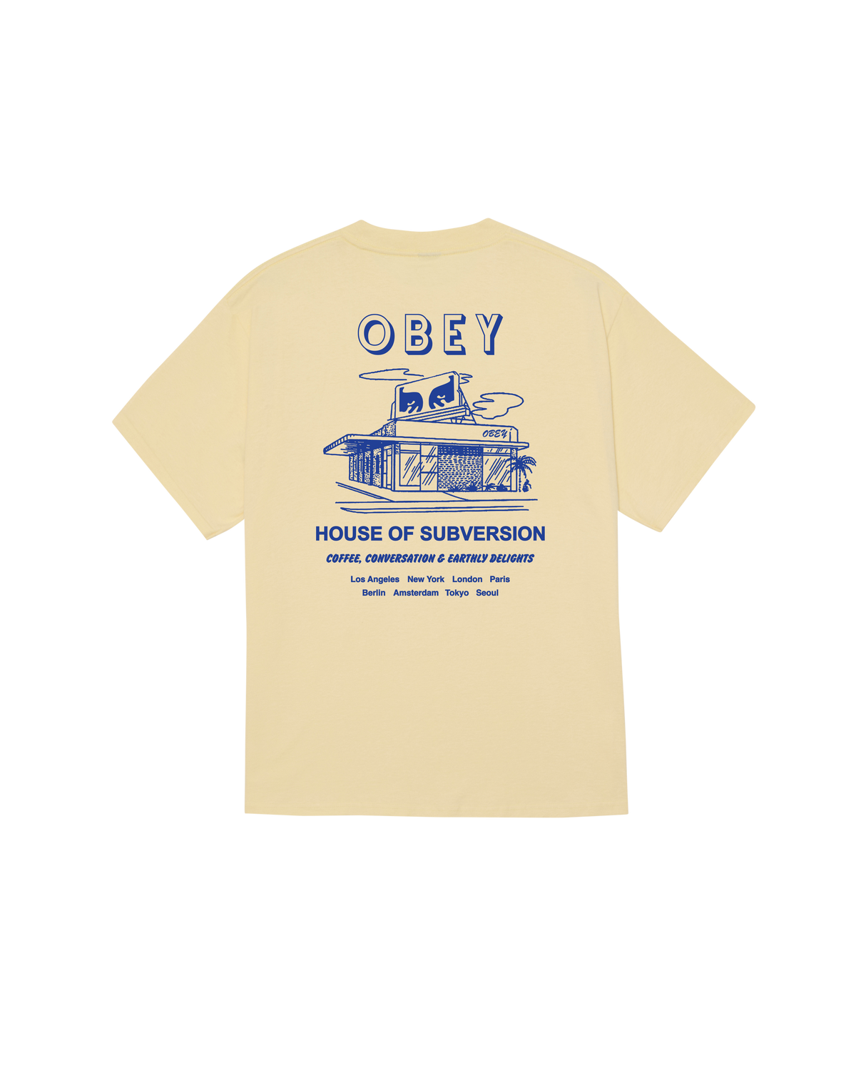 OBEY HOUSE OF SUBVERSION - PALE YELLOW