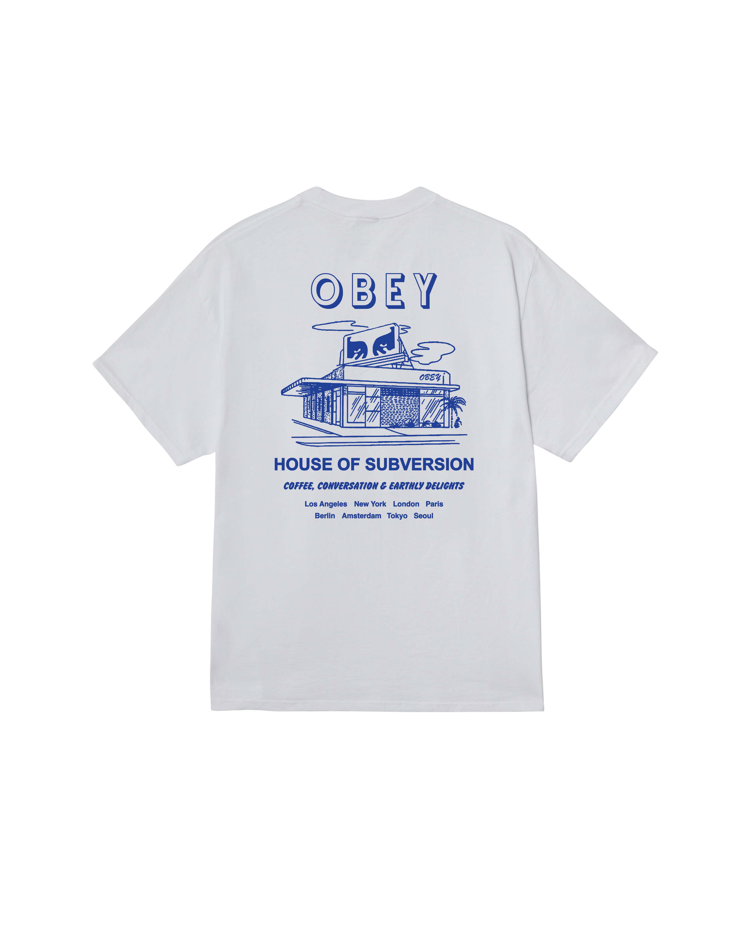 OBEY HOUSE OF SUBVERSION - WHITE