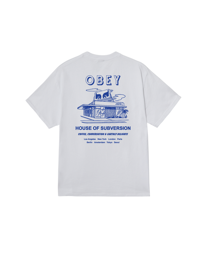 OBEY HOUSE OF SUBVERSION - WHITE