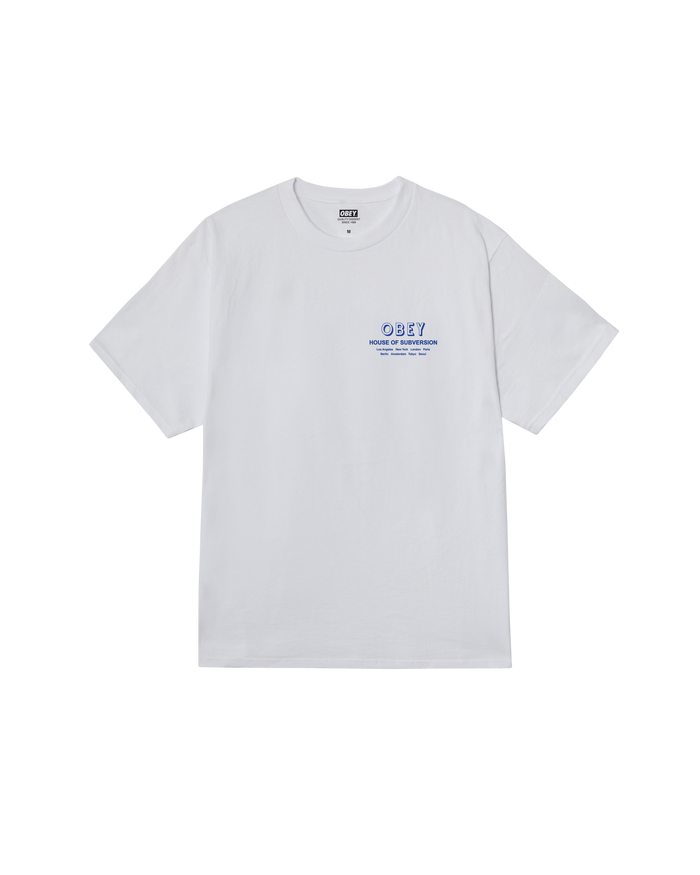 OBEY HOUSE OF SUBVERSION - WHITE