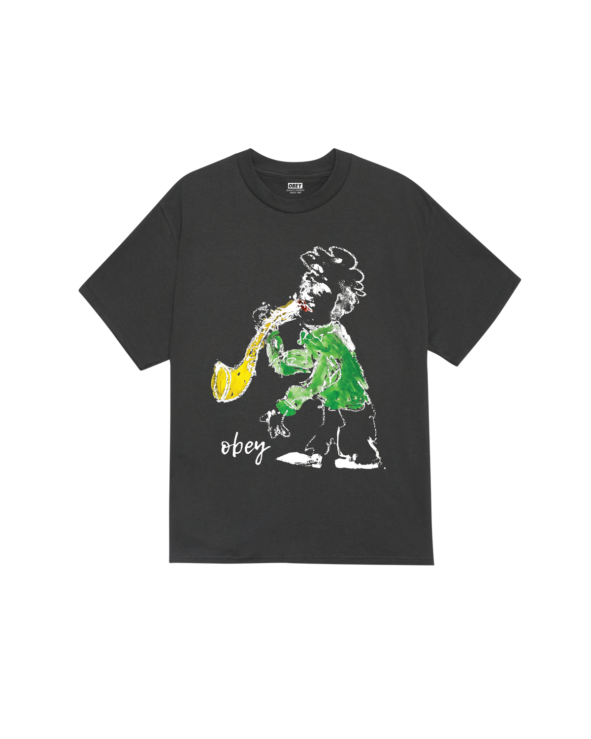JAZZ PLAYER CLASSIC T-SHIRT - VINTAGE BLACK