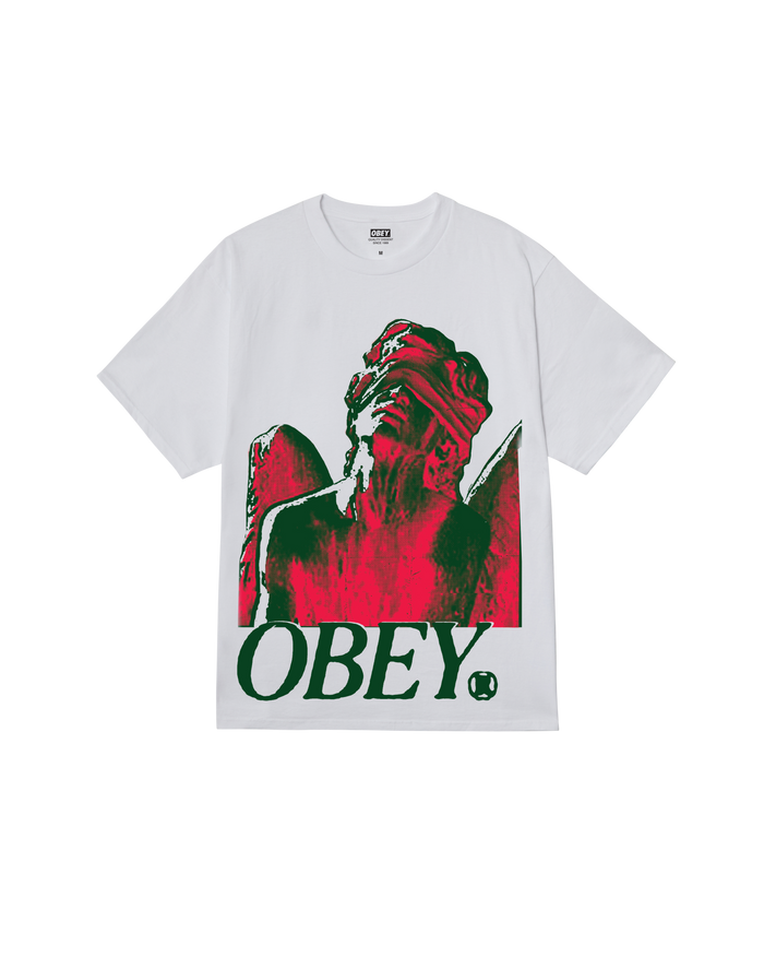 BLINDFOLD CLASSIC T-SHIRT - WHITE
