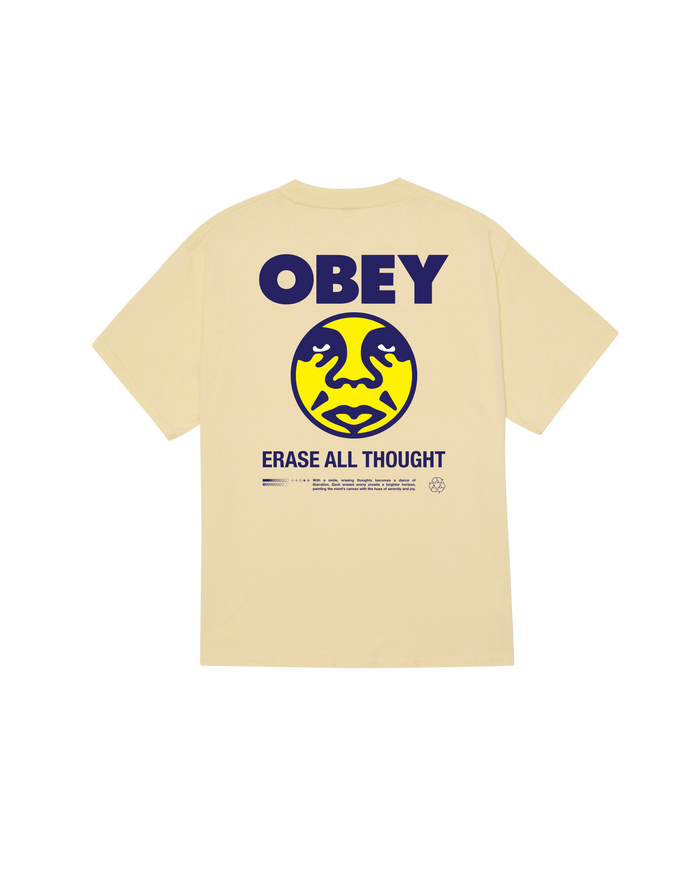 OBEY ERASE ALL THOUGHT - PALE YELLOW