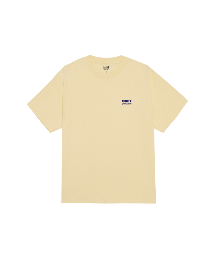 OBEY ERASE ALL THOUGHT - PALE YELLOW