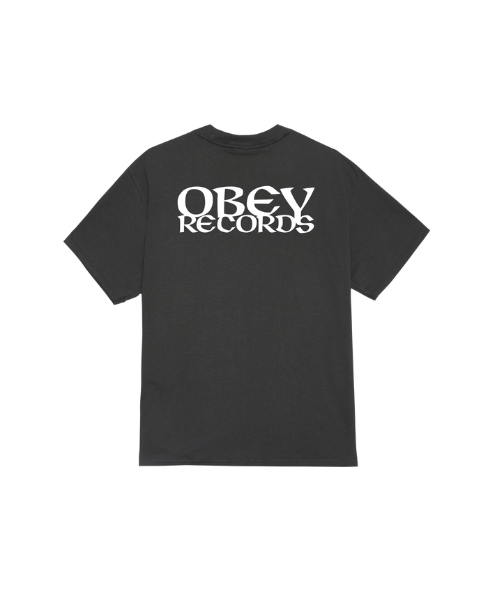 RECORDS EAR CLASSIC T-SHIRT - VINTAGE BLACK