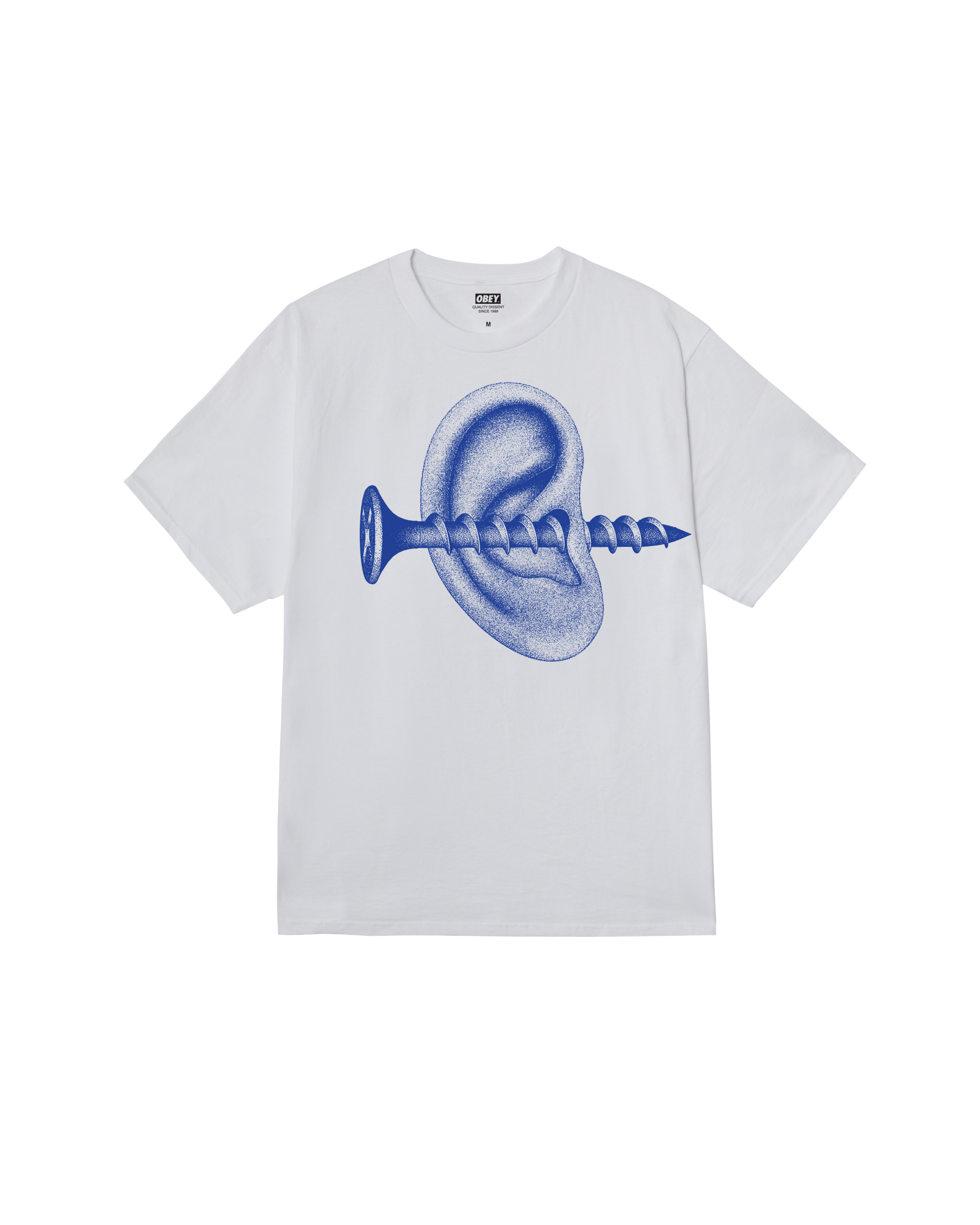 RECORDS EAR CLASSIC T-SHIRT - WHITE