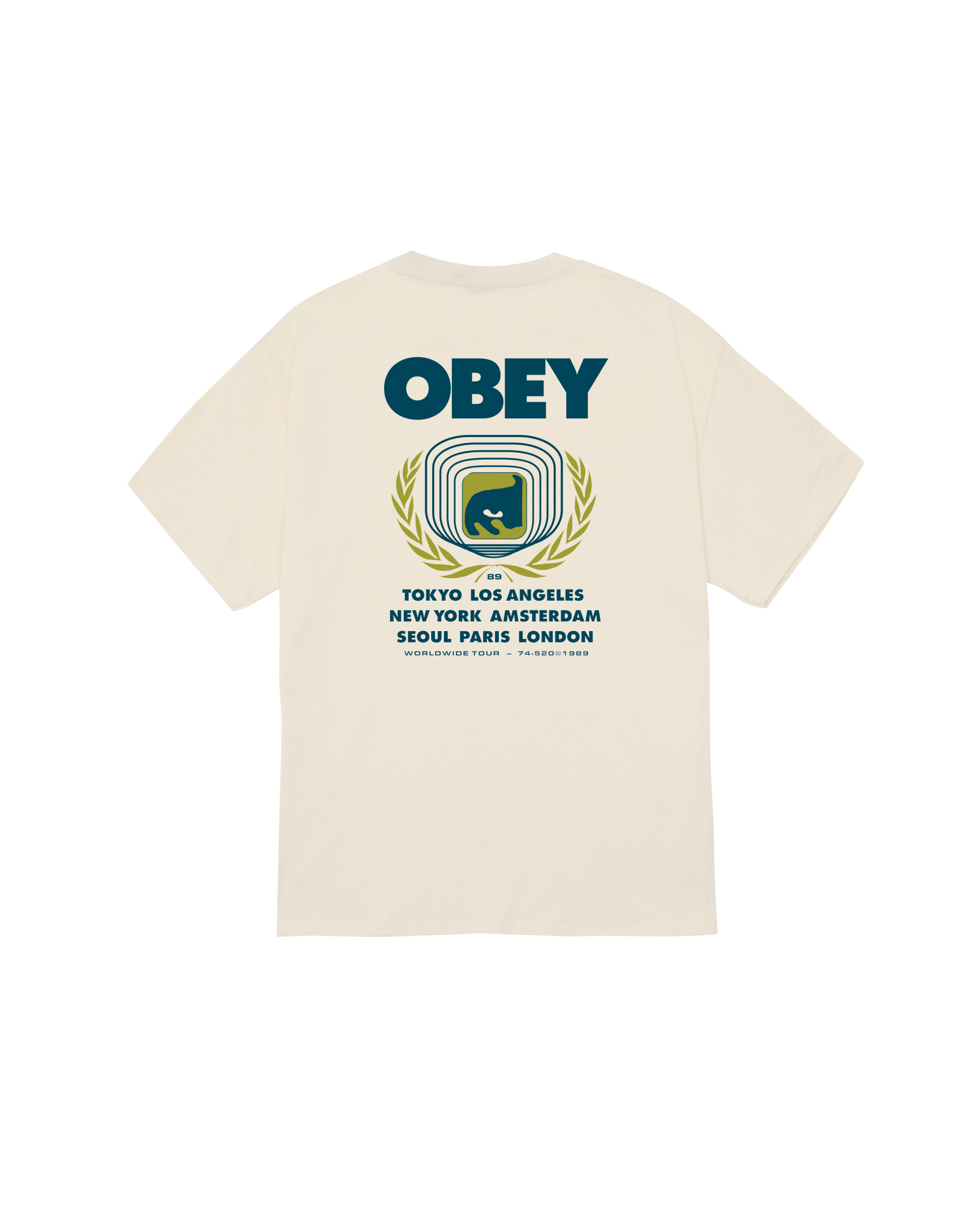 OBEY ICON EYE WREATH - CREAM
