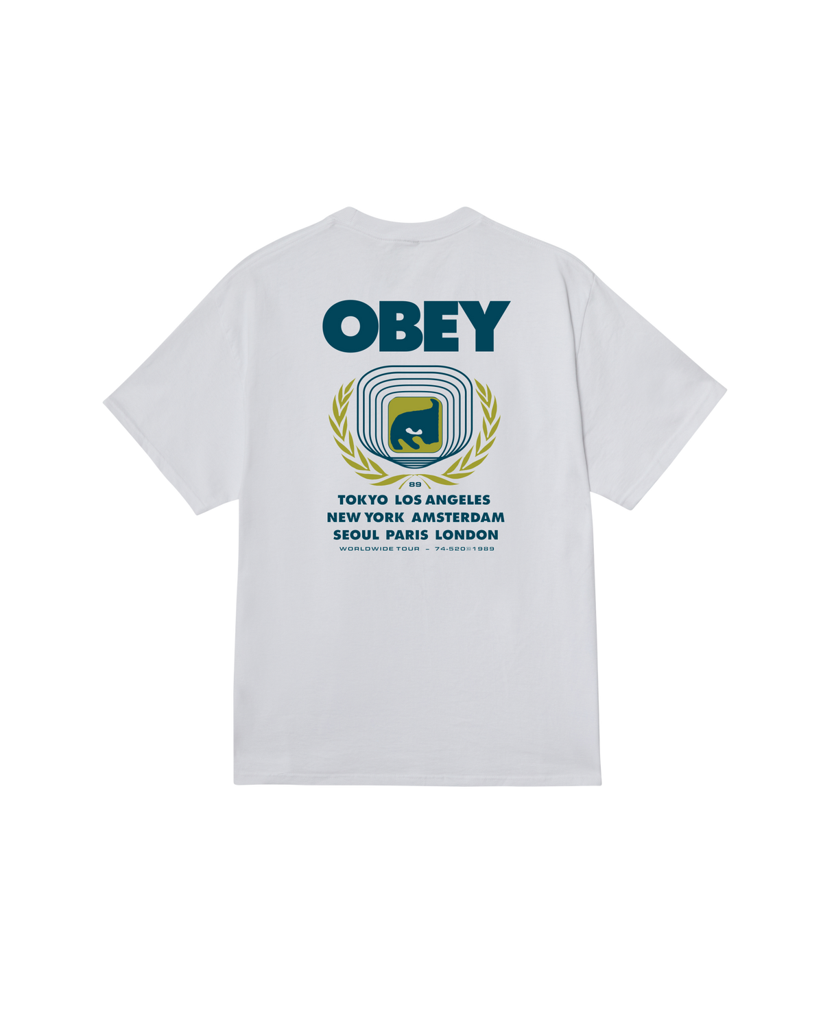 OBEY ICON EYE WREATH - WHITE