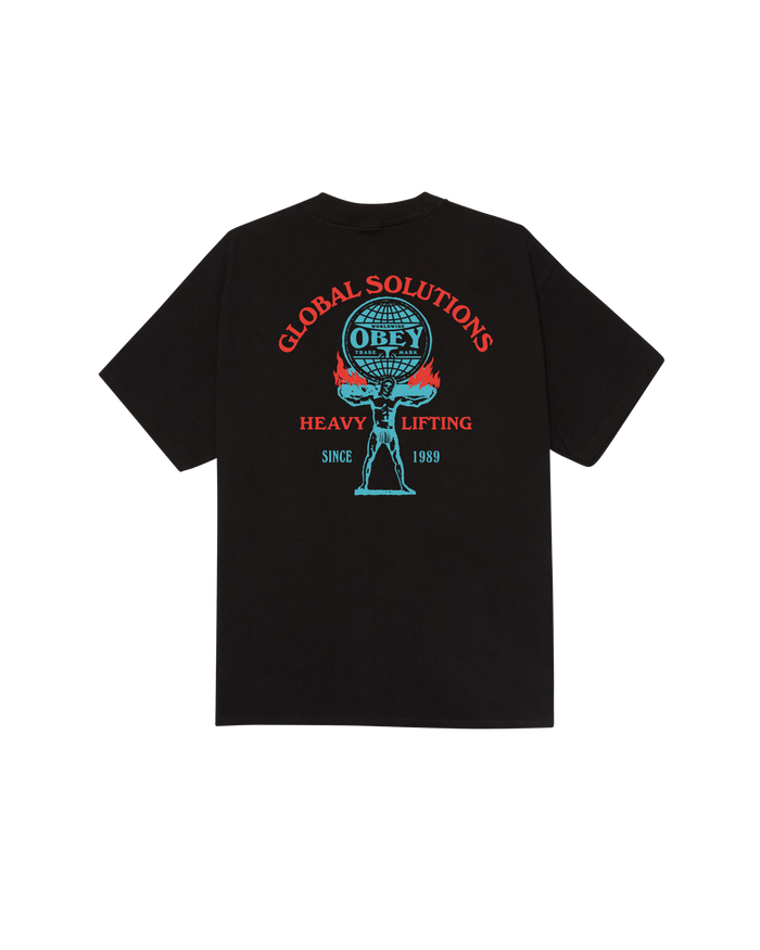 OBEY HEAVY LIFTING - BLACK