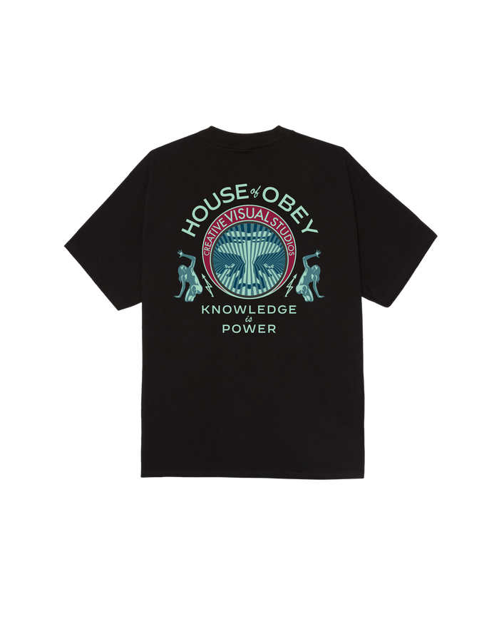 KNOWLEDGE IS POWER CLASSIC T-SHIRT - BLACK