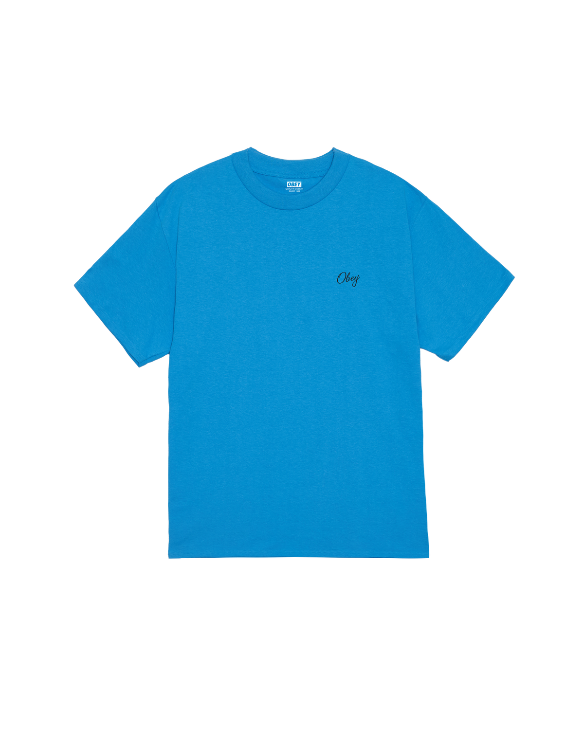 PAPER ROSE CLASSIC T-SHIRT - AZURE BLUE