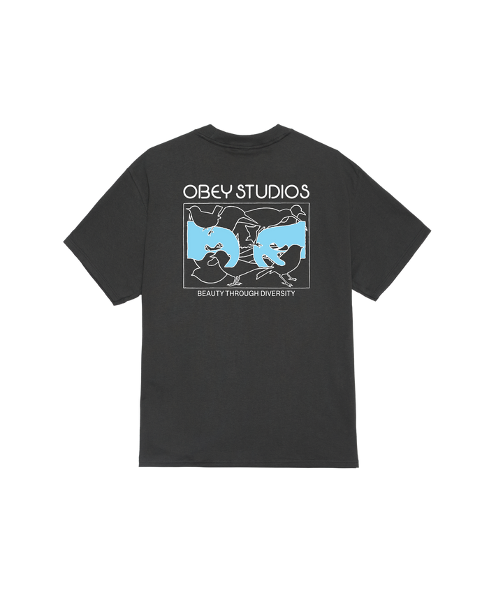 BEAUTY THROUGH DIVERSITY CLASSIC T-SHIRT - VINTAGE BLACK