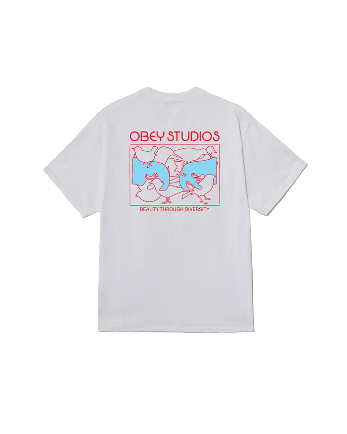 BEAUTY THROUGH DIVERSITY CLASSIC T-SHIRT - WHITE