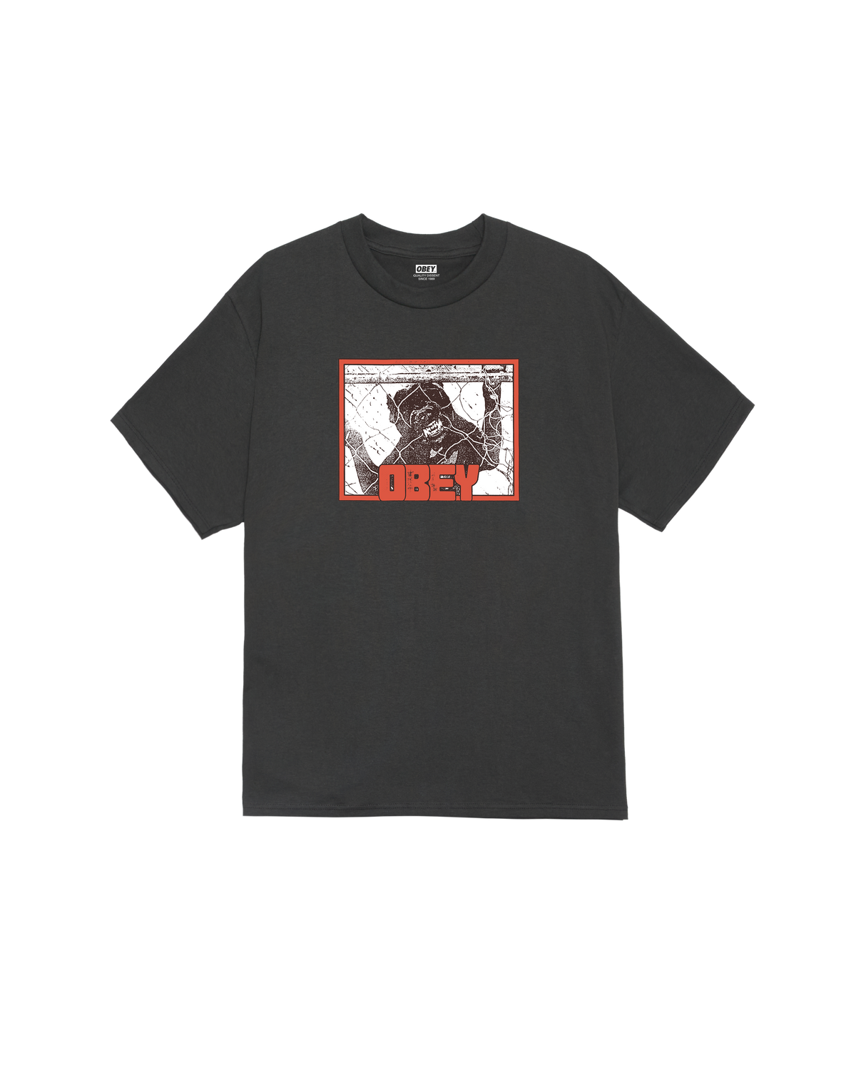 BEWARE CLASSIC T-SHIRT - VINTAGE BLACK