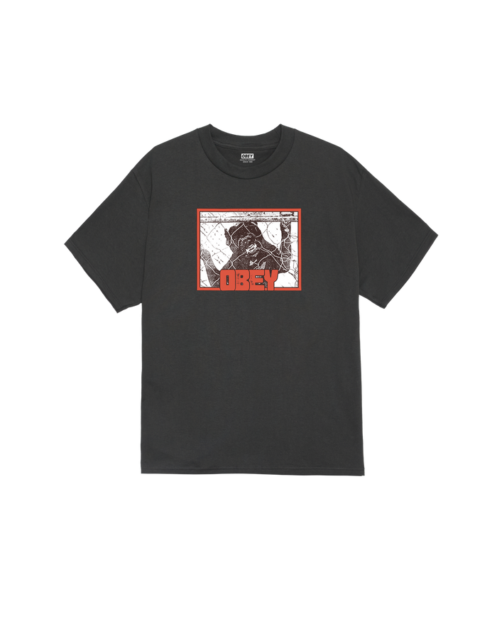 BEWARE CLASSIC T-SHIRT - VINTAGE BLACK
