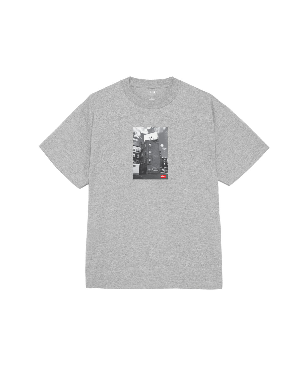 BOSTON BILLBOARD CLASSIC T-SHIRT - HEATHER GREY