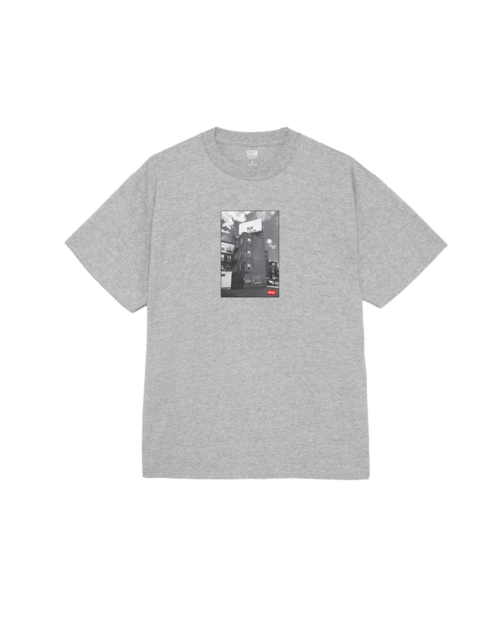 BOSTON BILLBOARD CLASSIC T-SHIRT - HEATHER GREY