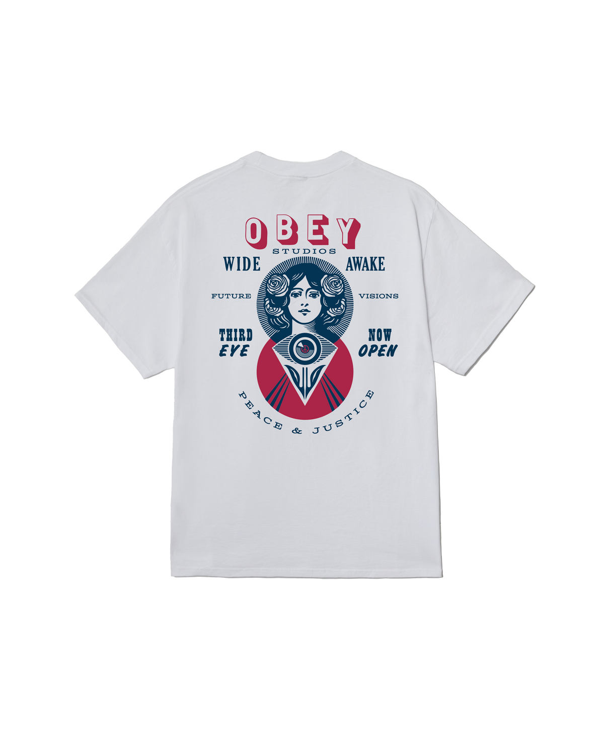 MAKE ART THIRD EYE CLASSIC T-SHIRT - WHITE