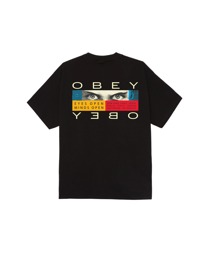 EYES OPEN CLASSIC T-SHIRT - BLACK