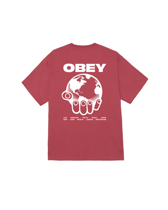 HELPING HAND CLASSIC T-SHIRT - MINERAL RED