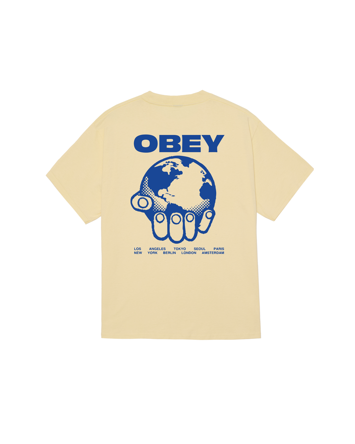 HELPING HAND CLASSIC T-SHIRT - PALE YELLOW