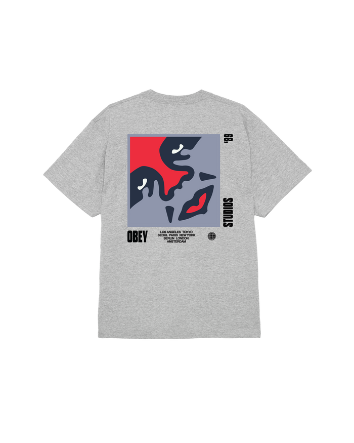 OBEY ICON 89 CLASSIC T-SHIRT - HEATHER GREY