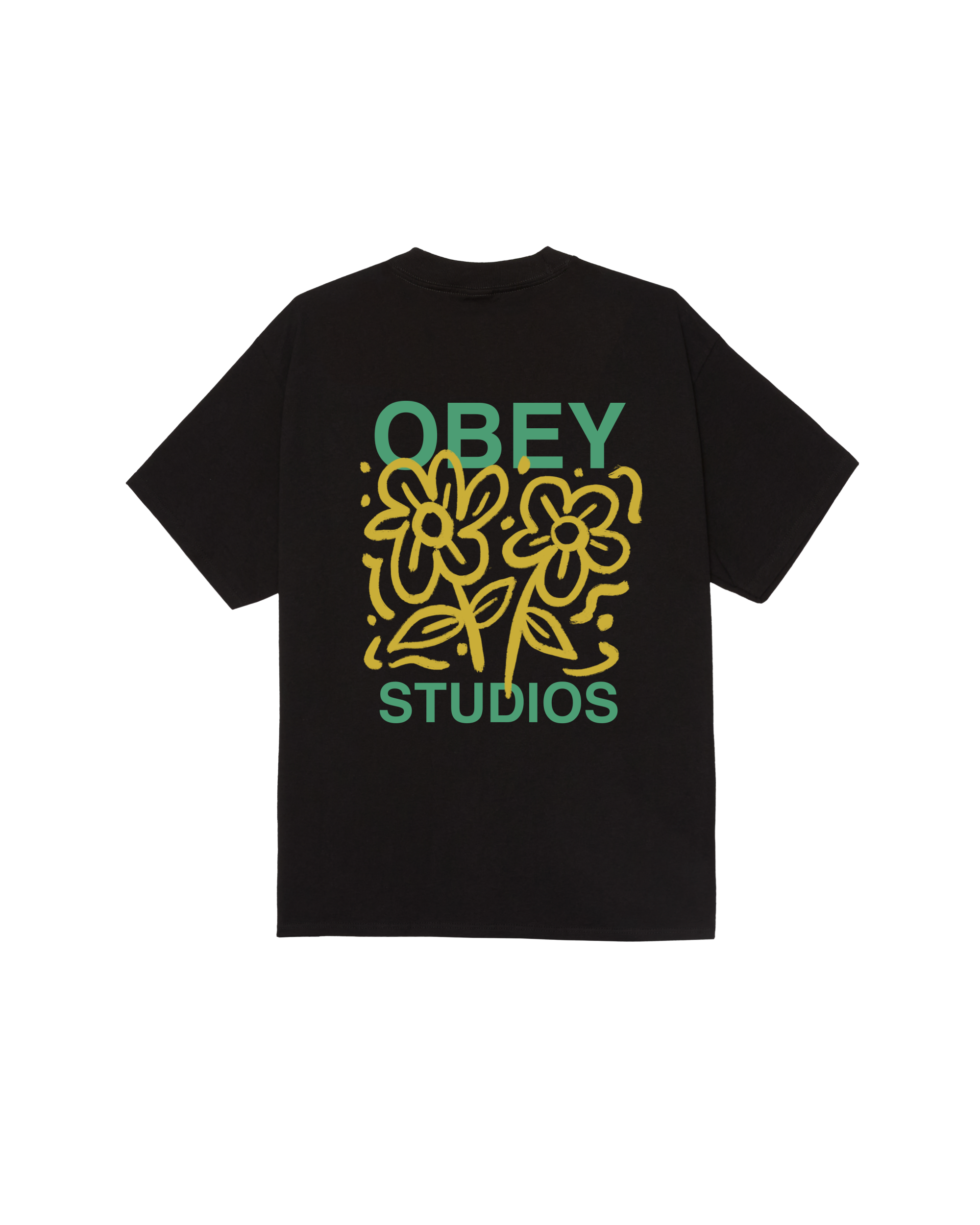GROWN WITH LOVE CLASSIC T-SHIRT - BLACK