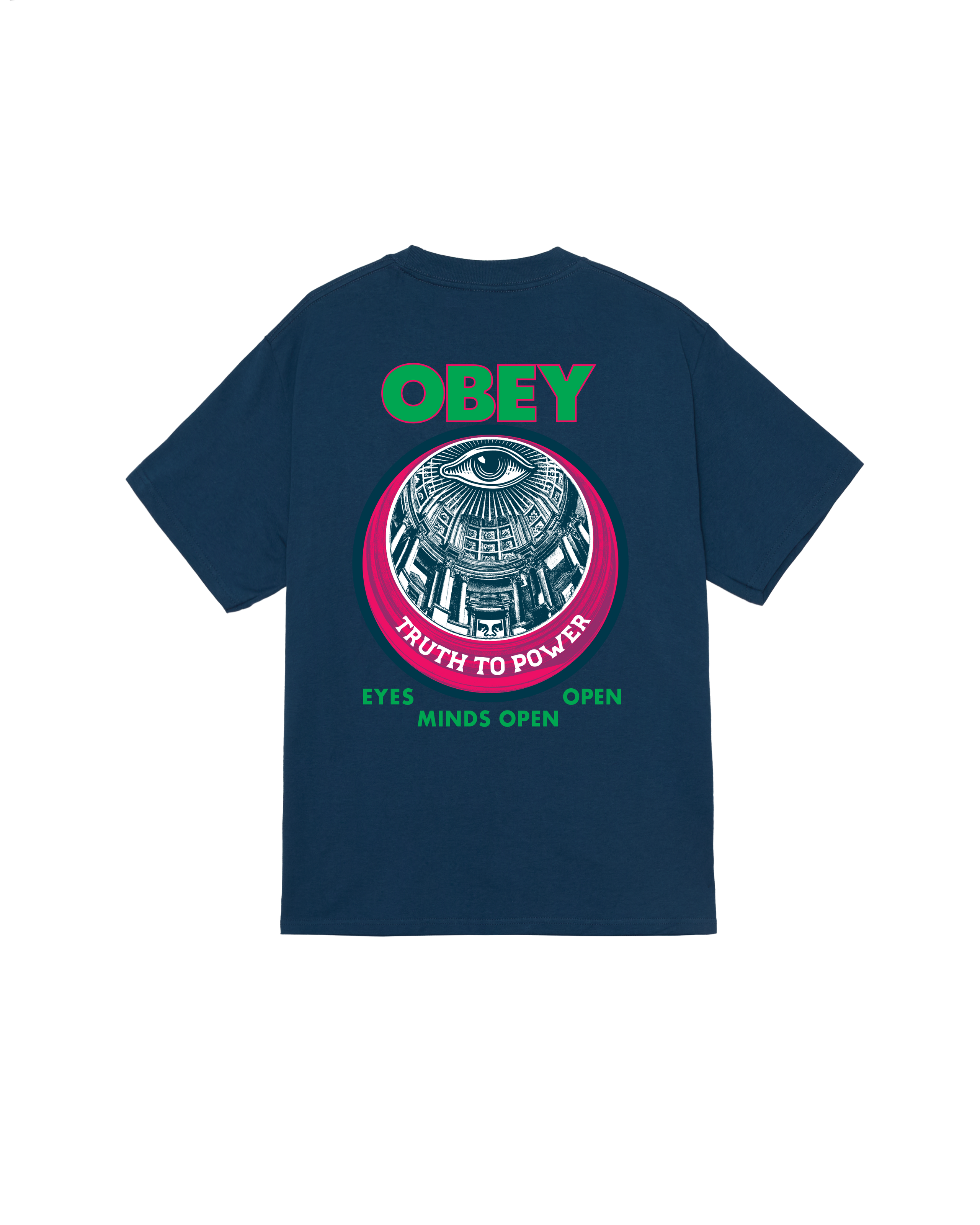 TRUTH TO POWER CLASSIC T-SHIRT - HARBOR BLUE