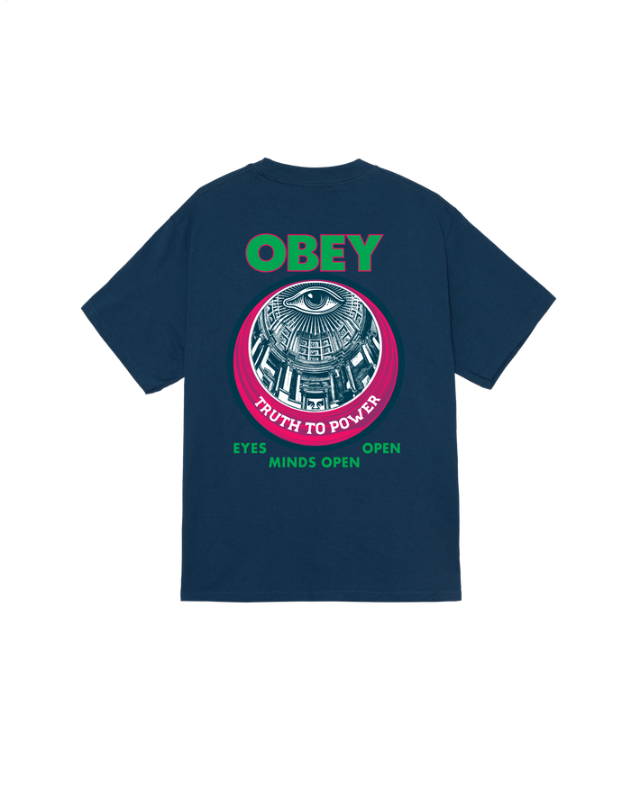 TRUTH TO POWER CLASSIC T-SHIRT - HARBOR BLUE