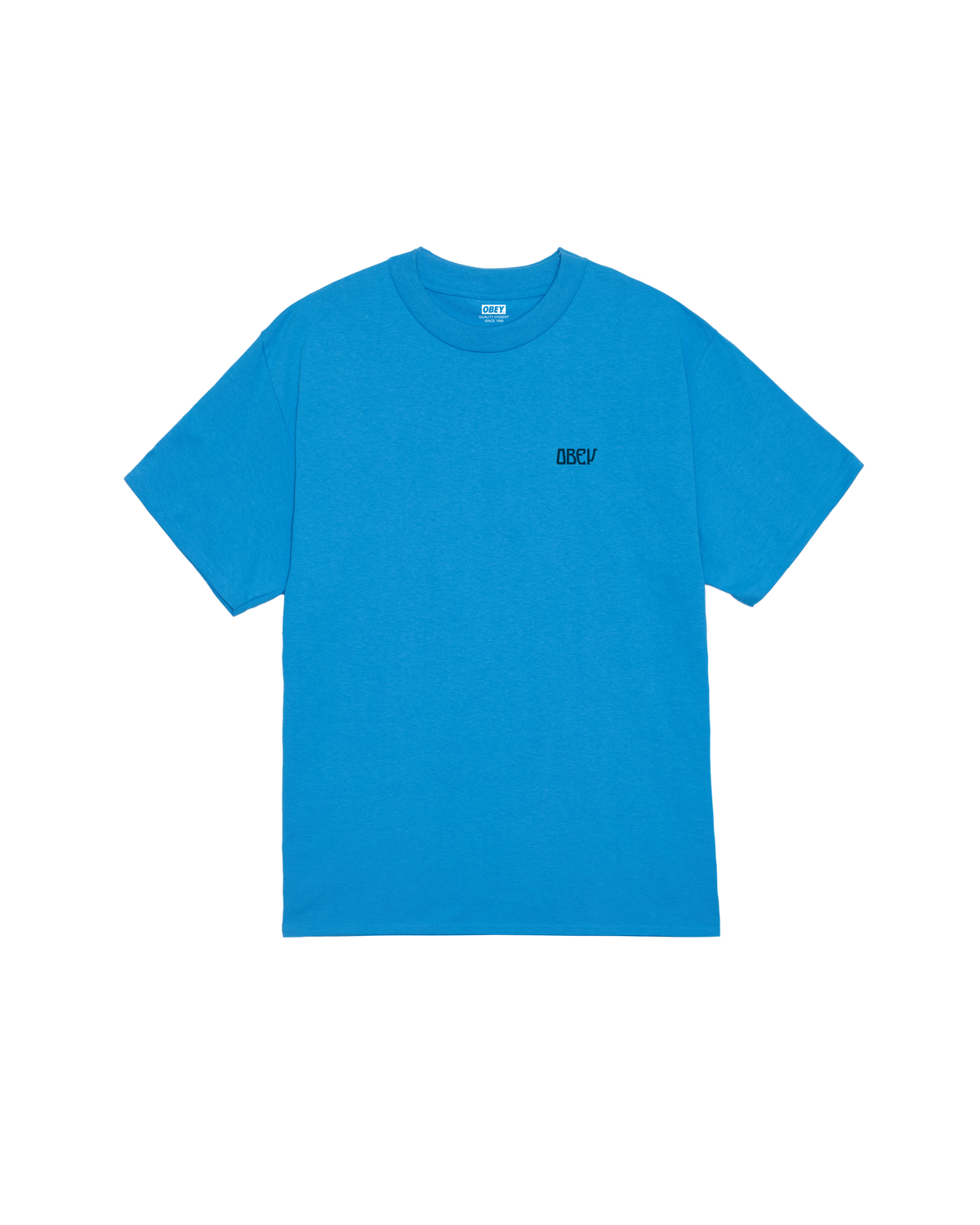 PEACE NOW BUTTERFLIES CLASSIC T-SHIRT - AZURE BLUE