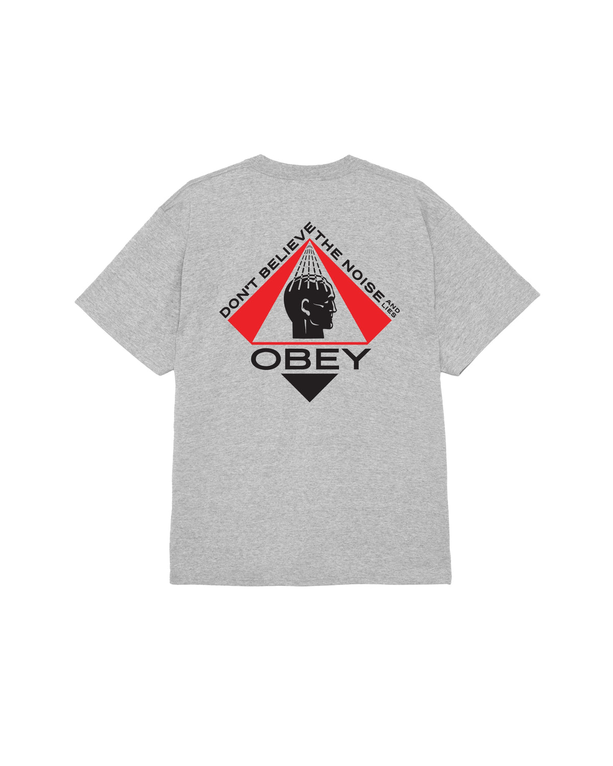 ICON PYRAMID CLASSIC T-SHIRT - HEATHER GREY