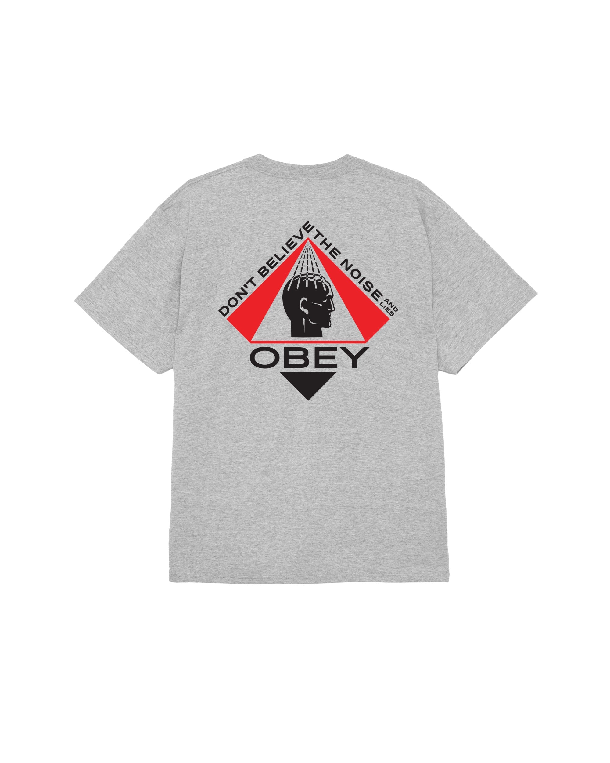 ICON PYRAMID CLASSIC T-SHIRT - HEATHER GREY