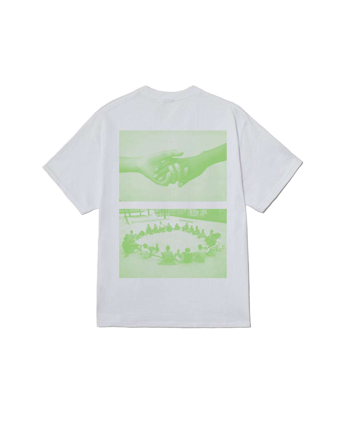 SKATEISTAN/CHILD PHOTO CLASSIC T-SHIRT - WHITE