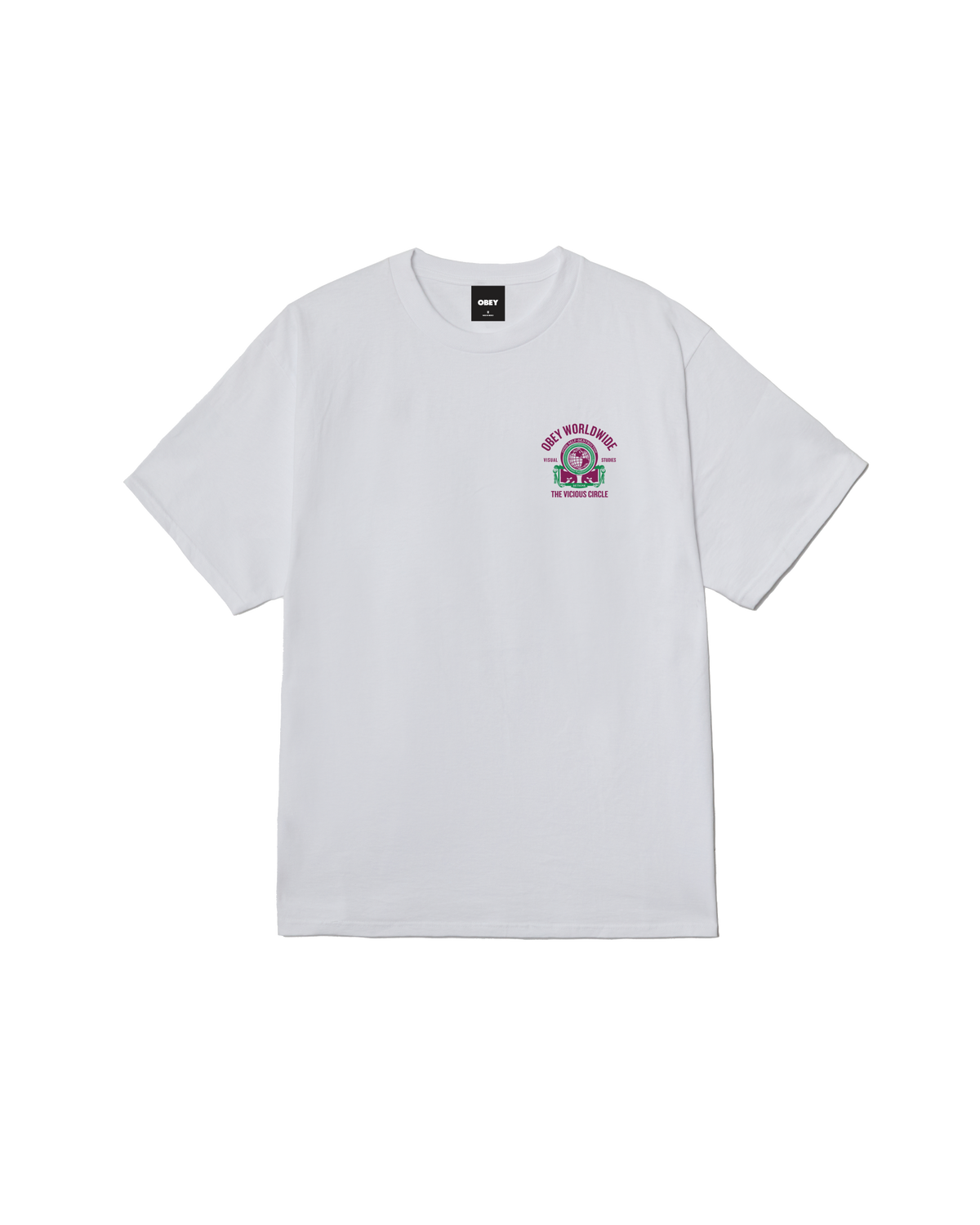 VICIOUS CIRCLE CLASSIC T-SHIRT - WHITE