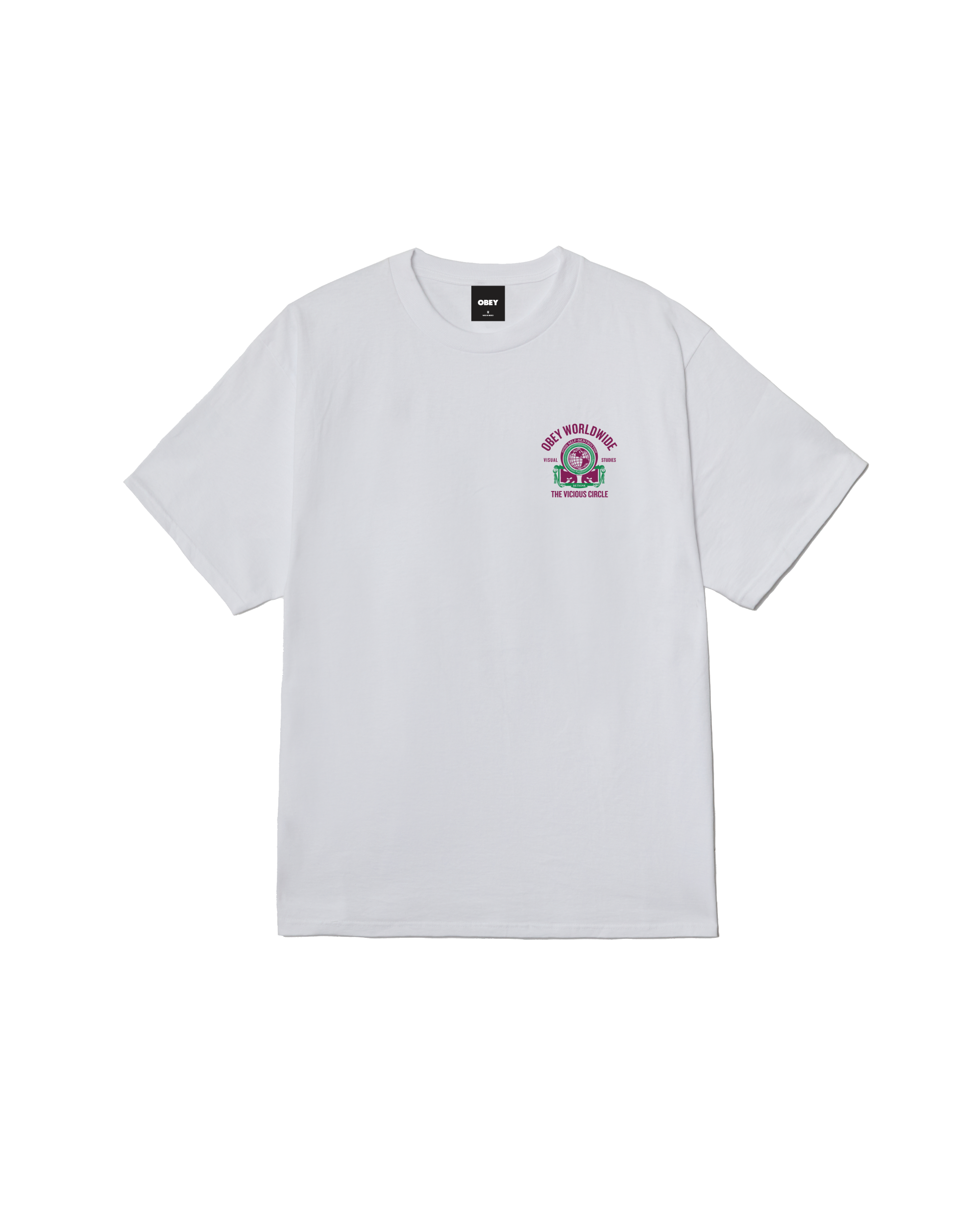 VICIOUS CIRCLE CLASSIC T-SHIRT - WHITE
