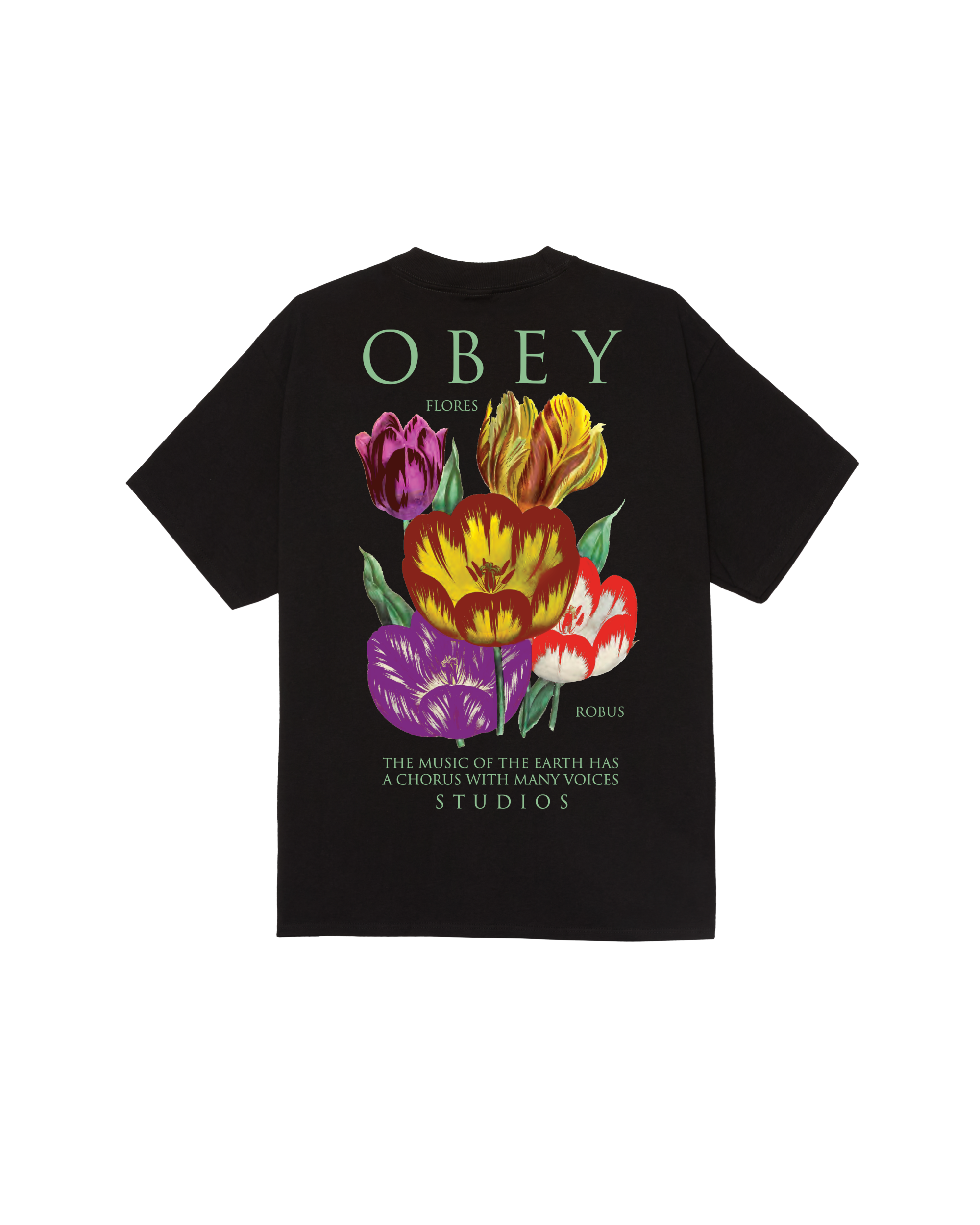FLORES ROBUS CLASSIC T-SHIRT - BLACK