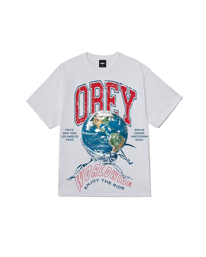ENJOY THE RIDE CLASSIC T-SHIRT - WHITE