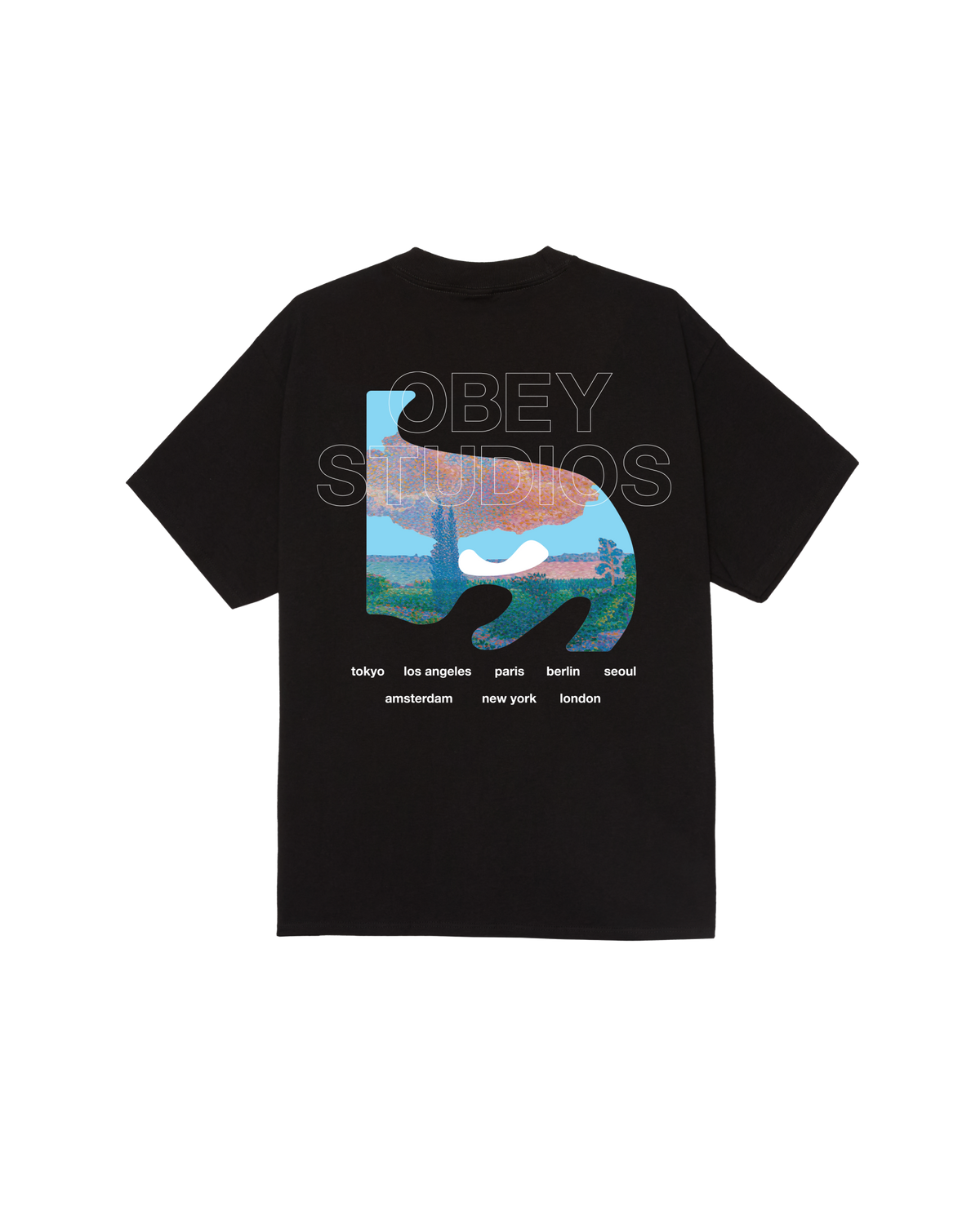 PASTURES CLASSIC T-SHIRT - BLACK