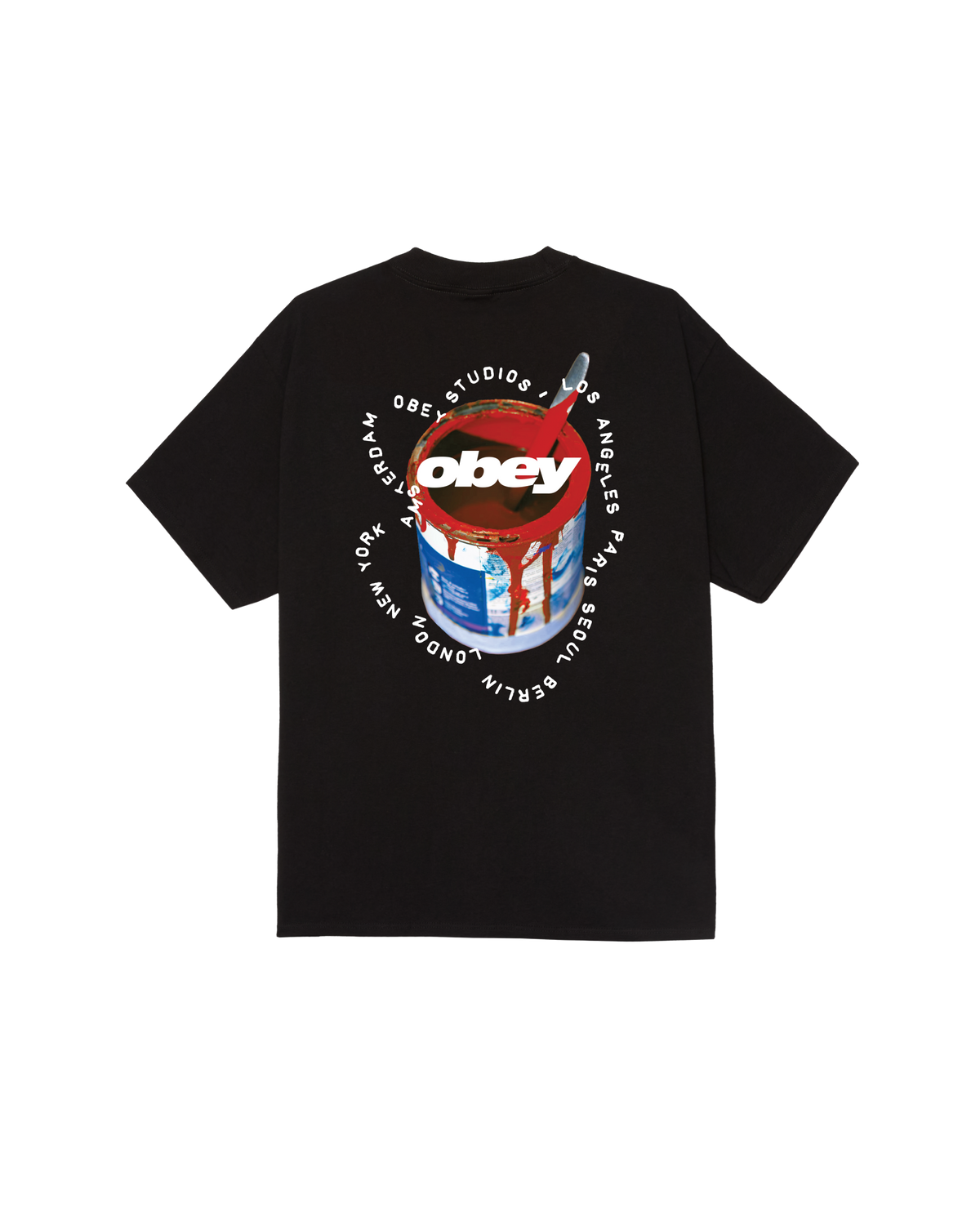 REAL SPILL CLASSIC T-SHIRT - BLACK