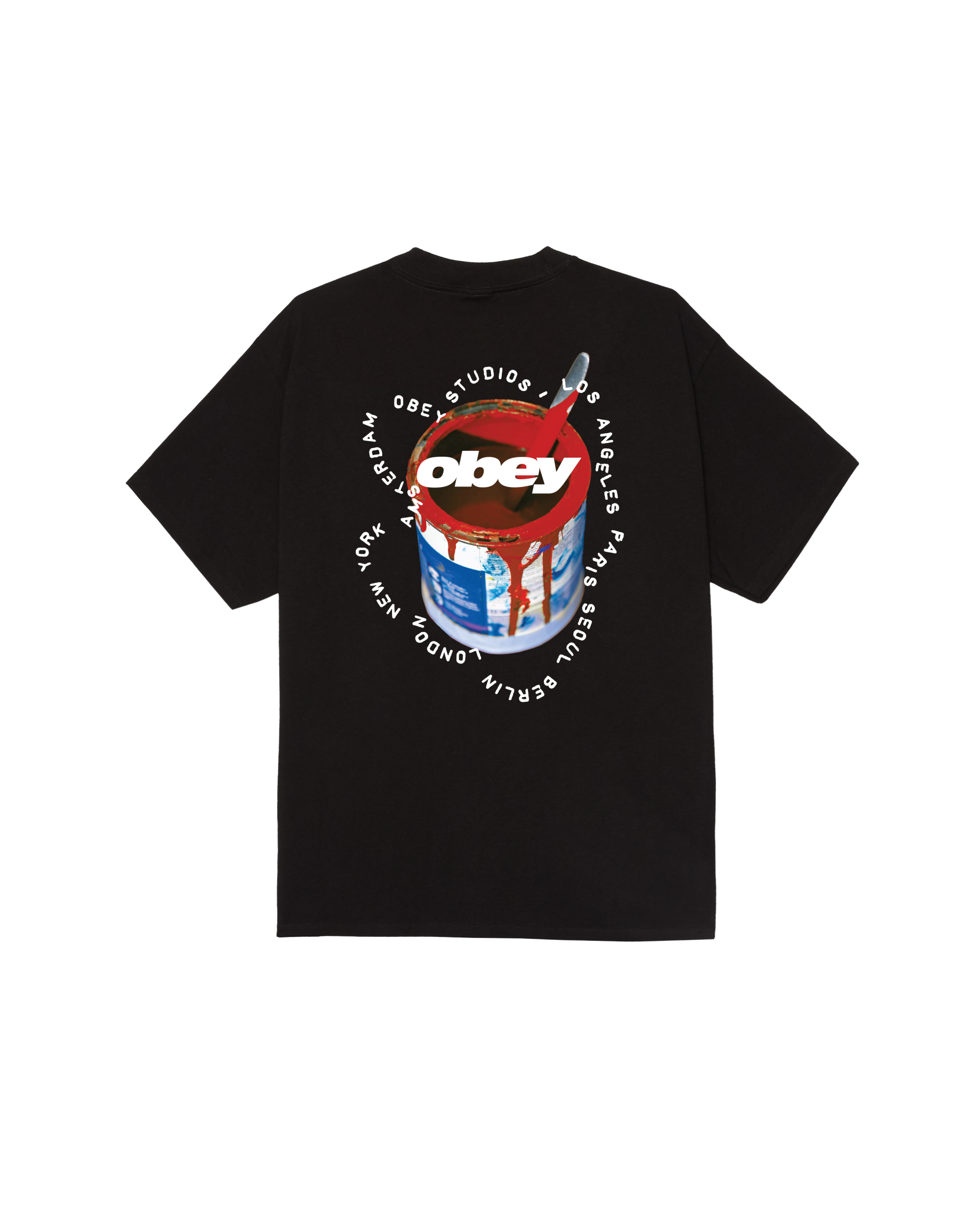 REAL SPILL CLASSIC T-SHIRT - BLACK