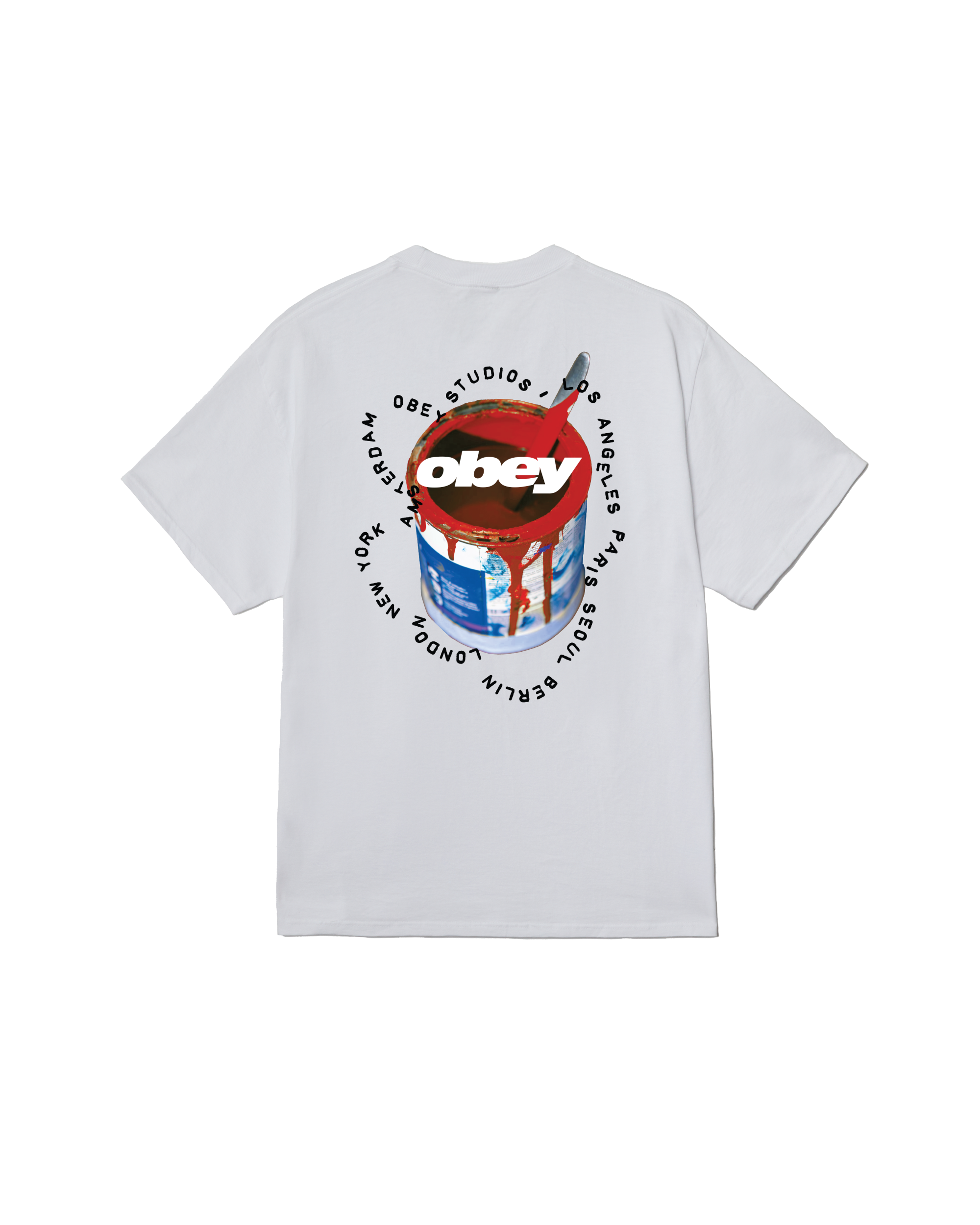 REAL SPILL CLASSIC T-SHIRT - WHITE