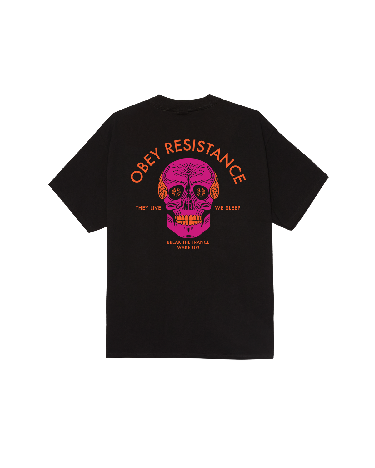 RESISTANCE SKULL CLASSIC T-SHIRT - BLACK