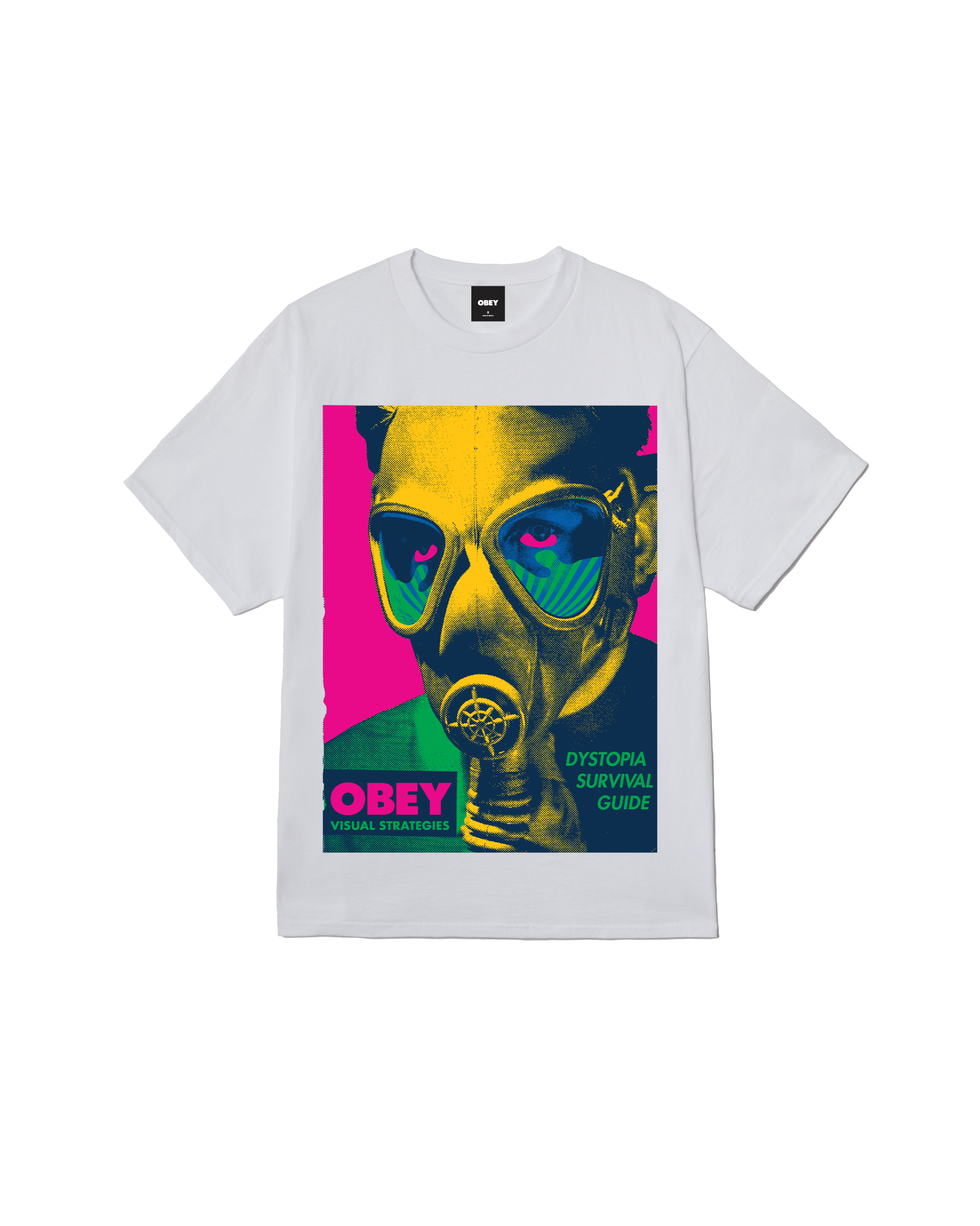 GAS MASK CLASSIC T-SHIRT - WHITE