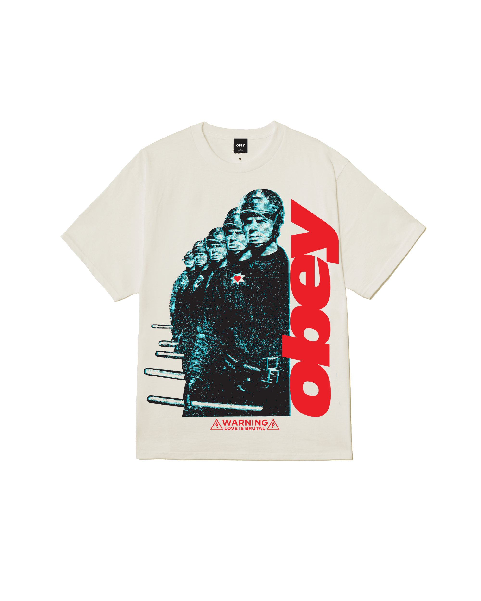 LOVE IS BRUTAL CLASSIC T-SHIRT - VINTAGE WHITE