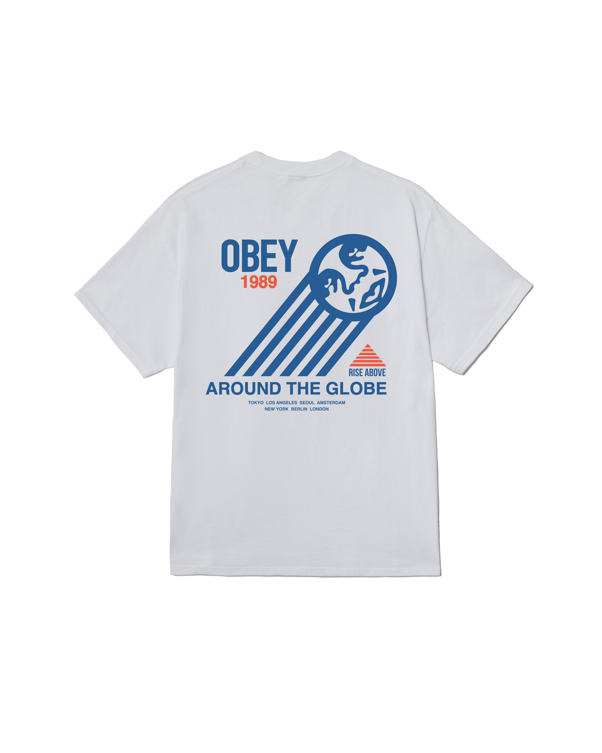 AROUND THE GLOBE CLASSIC T-SHIRT - WHITE
