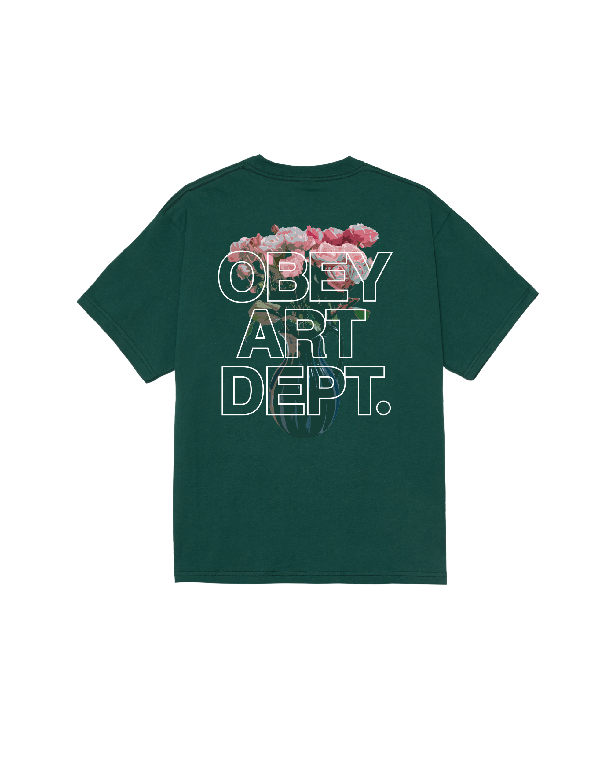 OBEY ART DEPT CLASSIC T-SHIRT - RAINFOREST
